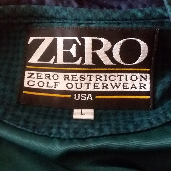 Zero Restriction Golf Outerwear Pullover Jacket Size Large - Picture 7 of 7